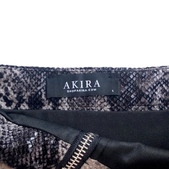 Akira Snake Print Skirt - Picture 3 of 5